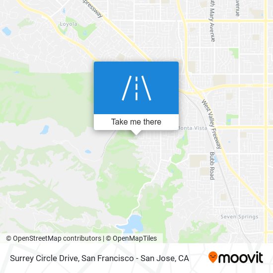 Mapa de Surrey Circle Drive