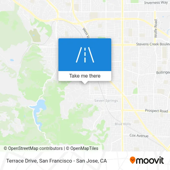 Terrace Drive map
