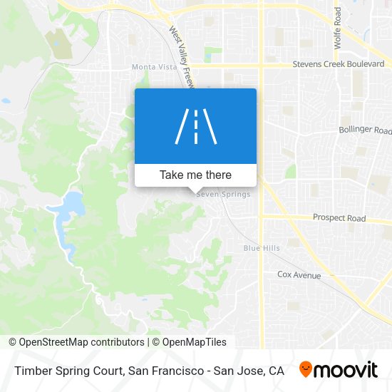 Timber Spring Court map