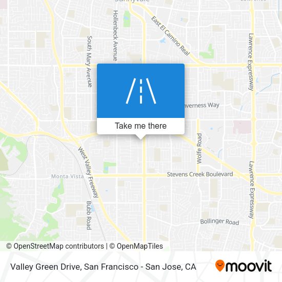 Mapa de Valley Green Drive