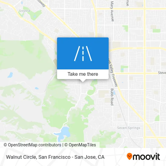 Mapa de Walnut Circle