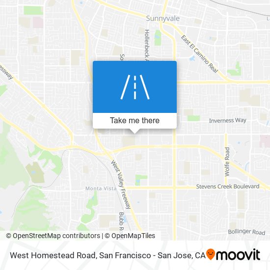 Mapa de West Homestead Road