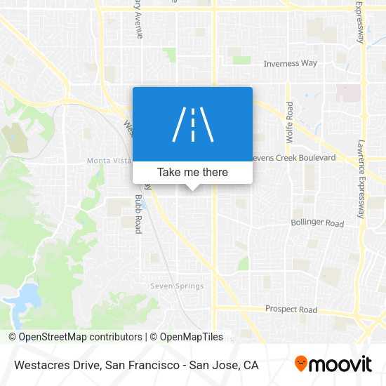 Mapa de Westacres Drive
