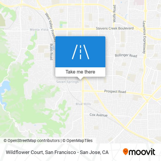 Wildflower Court map