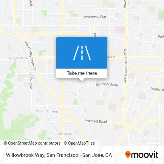 Mapa de Willowbrook Way