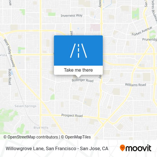 Mapa de Willowgrove Lane