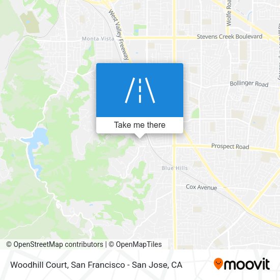 Mapa de Woodhill Court