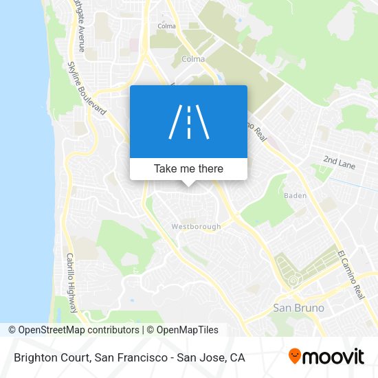 Mapa de Brighton Court