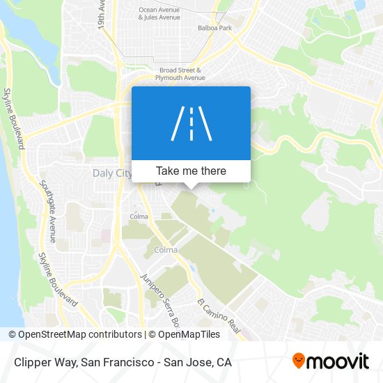 Clipper Way map