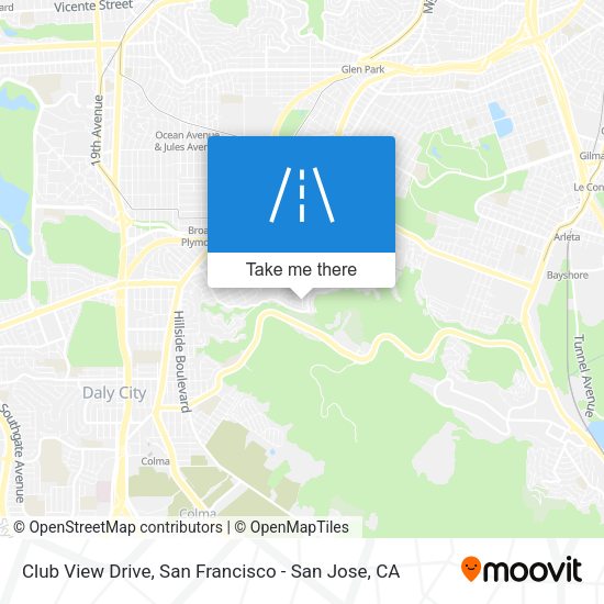 Mapa de Club View Drive