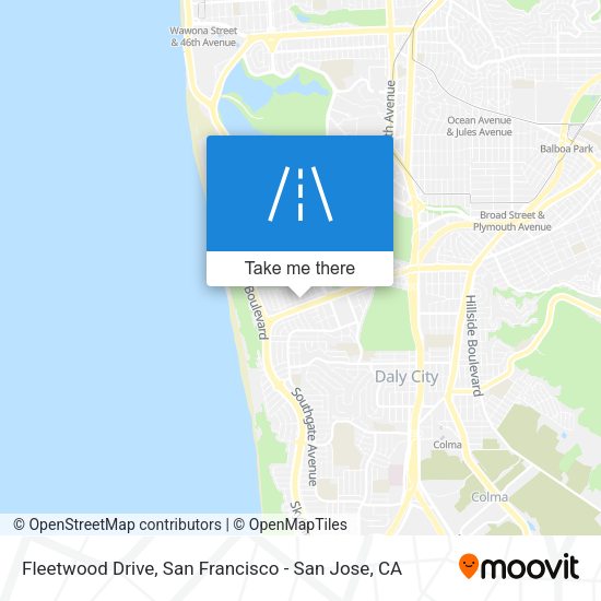 Mapa de Fleetwood Drive