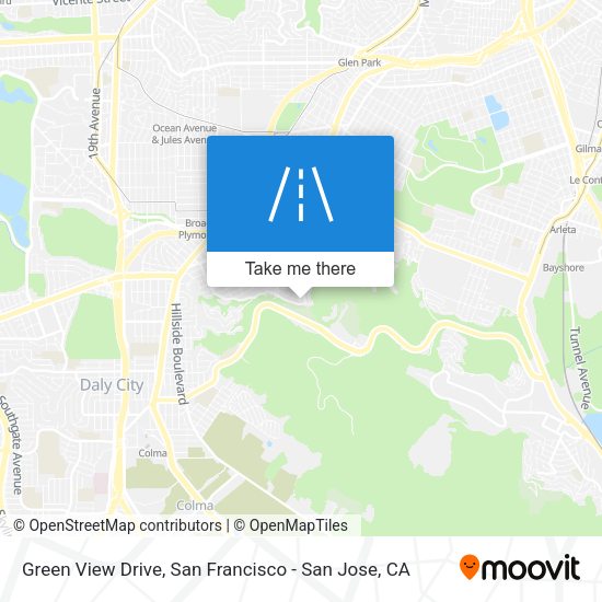 Mapa de Green View Drive