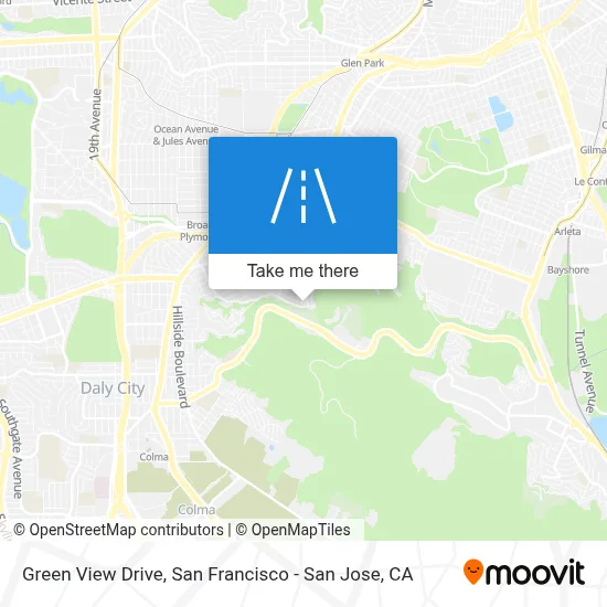 Green View Drive map