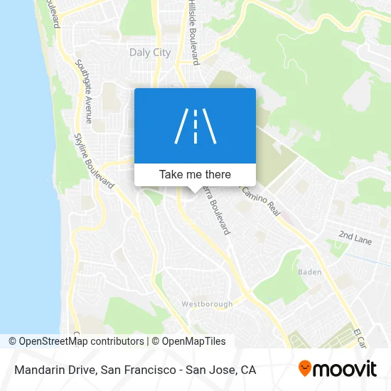 Mandarin Drive map