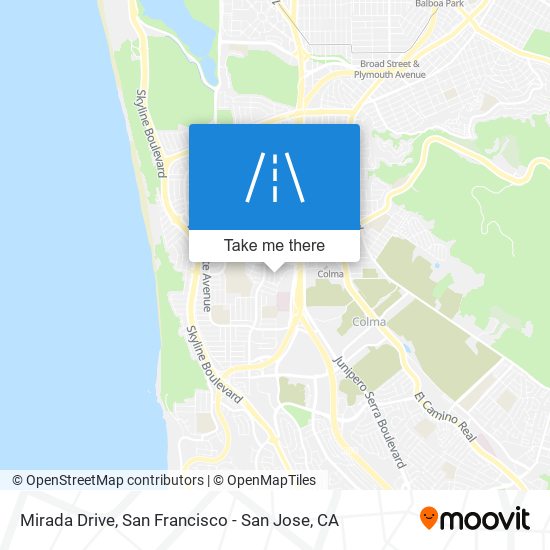 Mirada Drive map