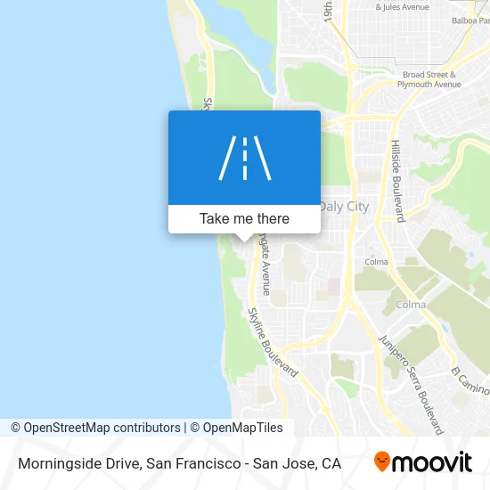 Morningside Drive map