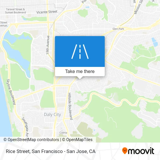 Rice Street map