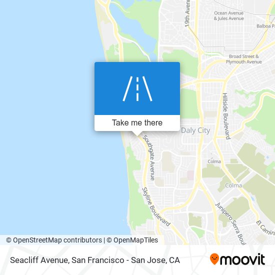 Seacliff Avenue map