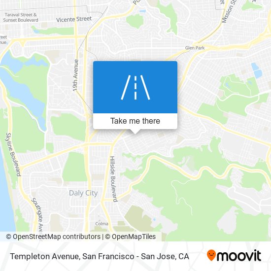 Mapa de Templeton Avenue