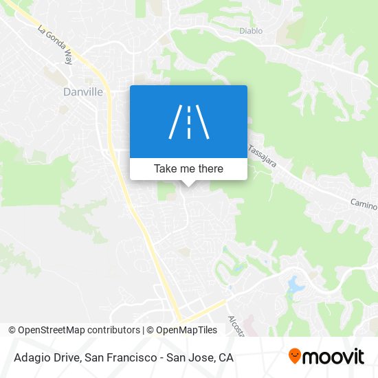 Adagio Drive map