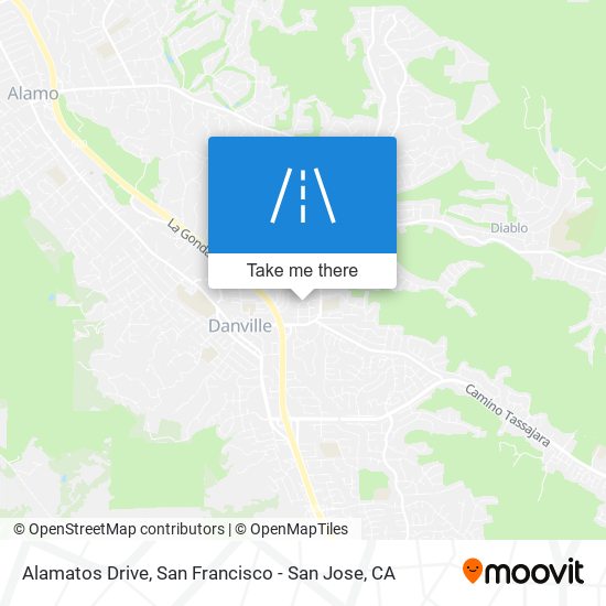 Alamatos Drive map