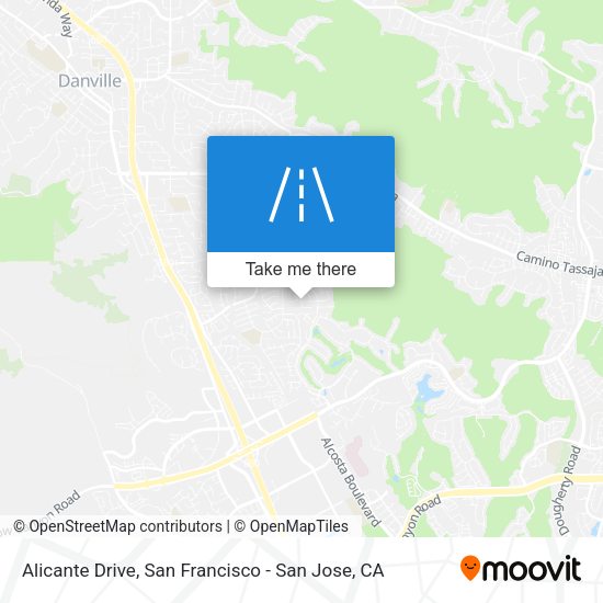 Mapa de Alicante Drive