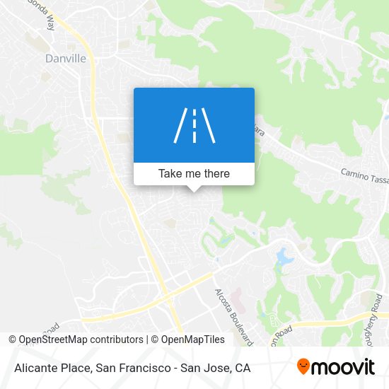 Mapa de Alicante Place