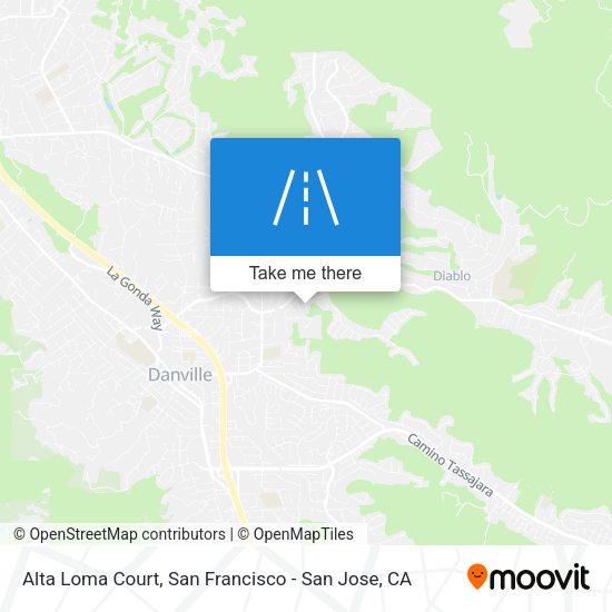 Mapa de Alta Loma Court