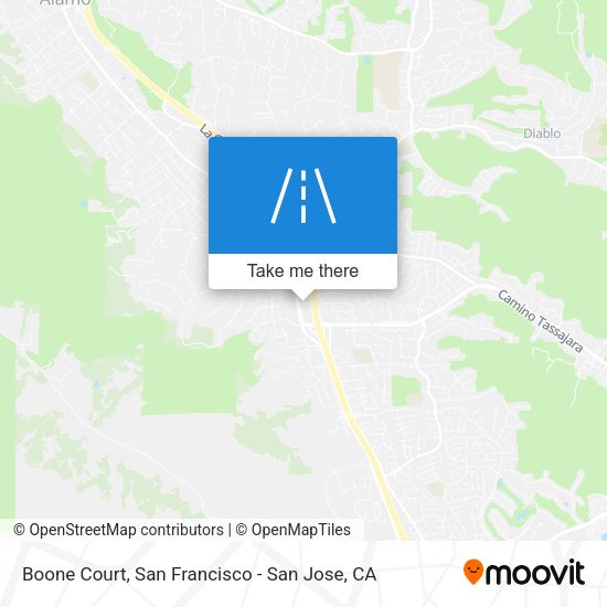 Mapa de Boone Court