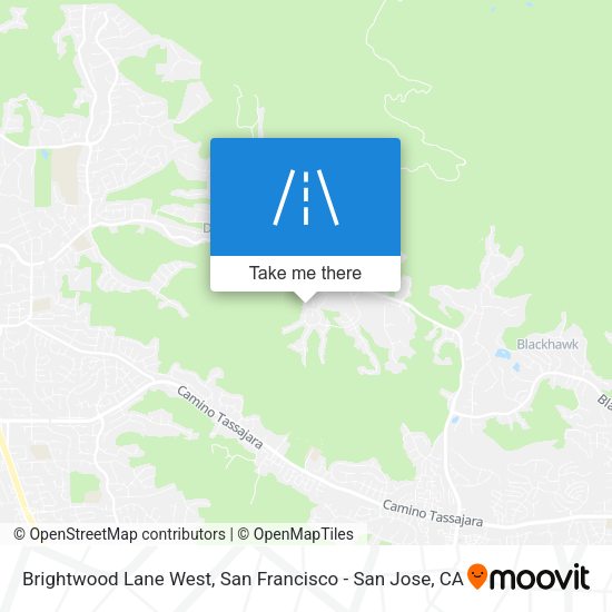 Brightwood Lane West map