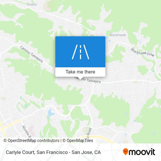 Mapa de Carlyle Court