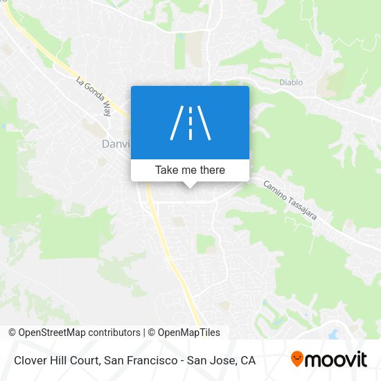 Clover Hill Court map