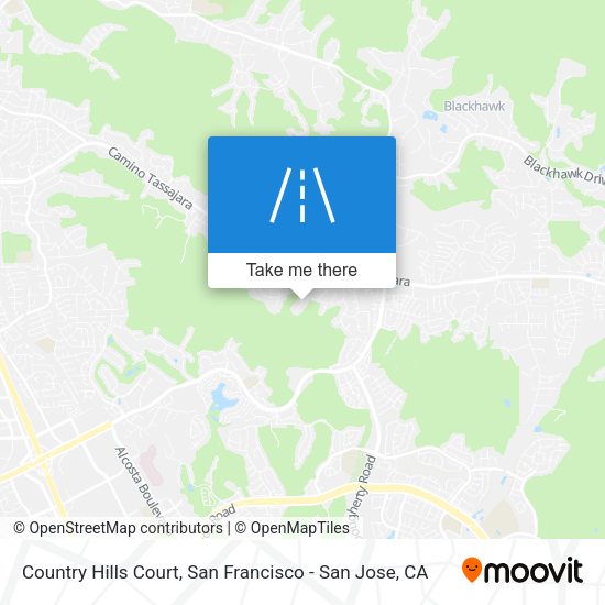 Mapa de Country Hills Court