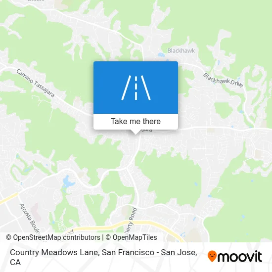 Country Meadows Lane map