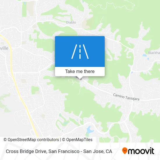 Cross Bridge Drive map