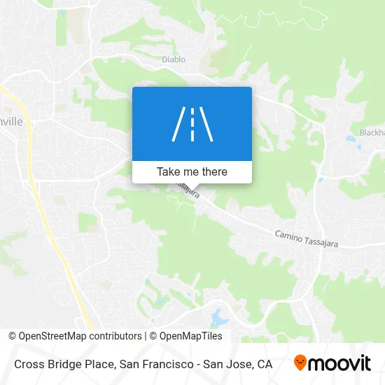 Cross Bridge Place map