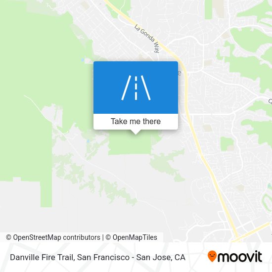 Mapa de Danville Fire Trail