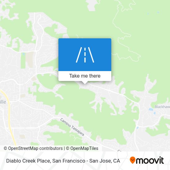 Diablo Creek Place map