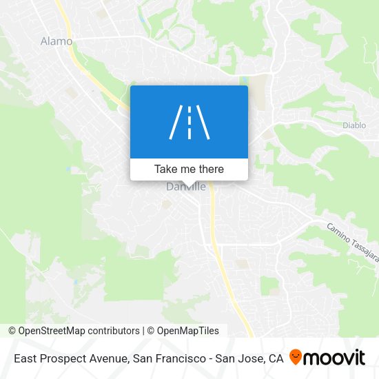 East Prospect Avenue map