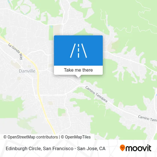 Edinburgh Circle map