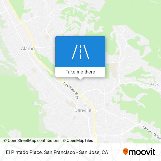 Mapa de El Pintado Place