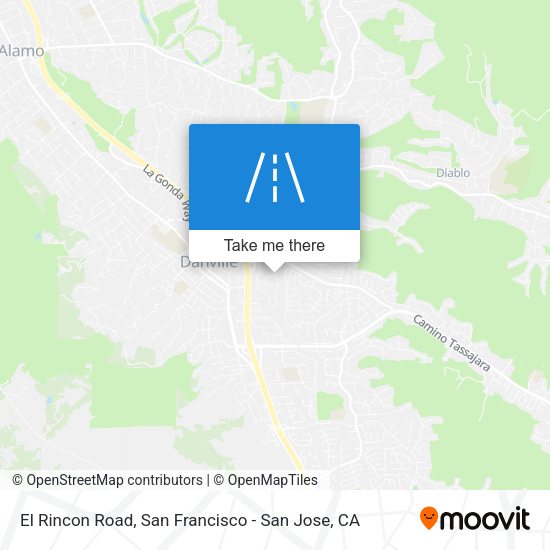Mapa de El Rincon Road