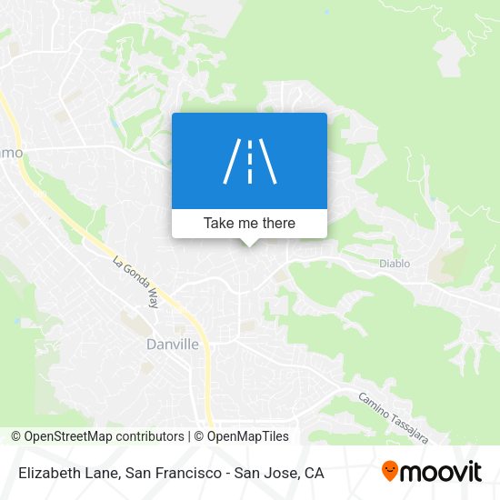 Mapa de Elizabeth Lane