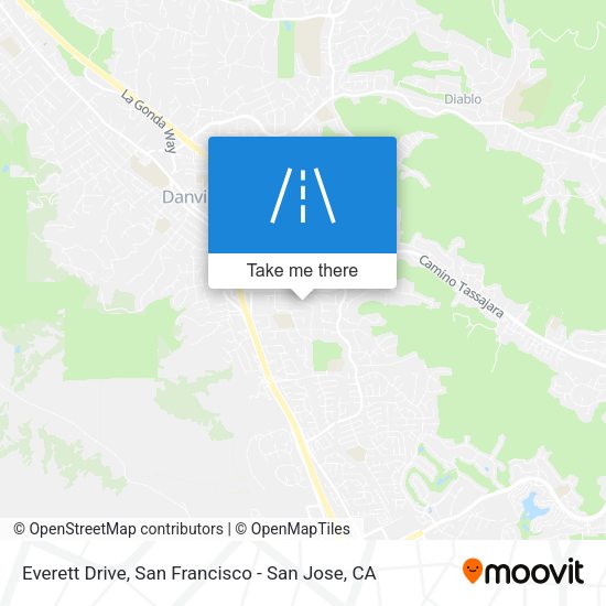 Everett Drive map