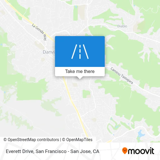 Everett Drive map