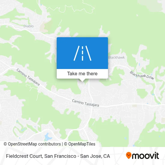 Fieldcrest Court map