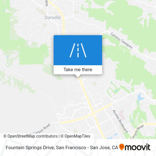 Fountain Springs Drive map