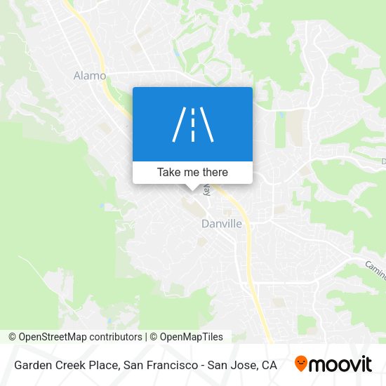 Garden Creek Place map
