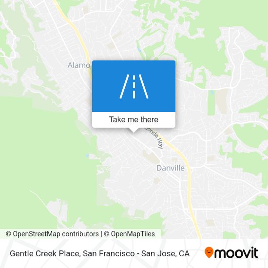Gentle Creek Place map