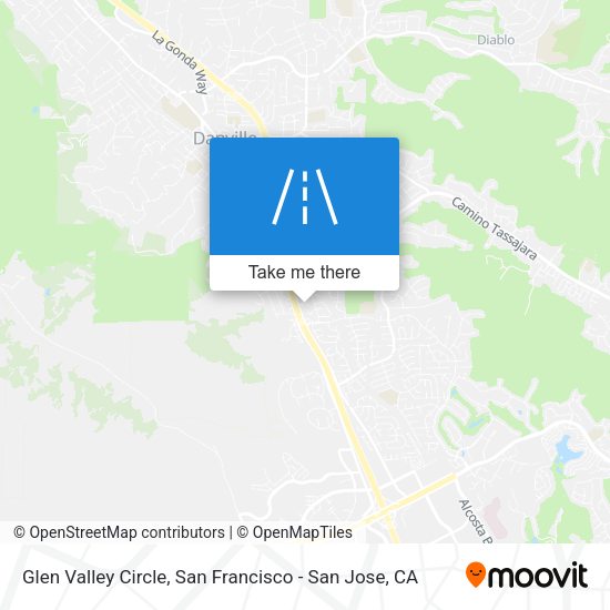 Mapa de Glen Valley Circle